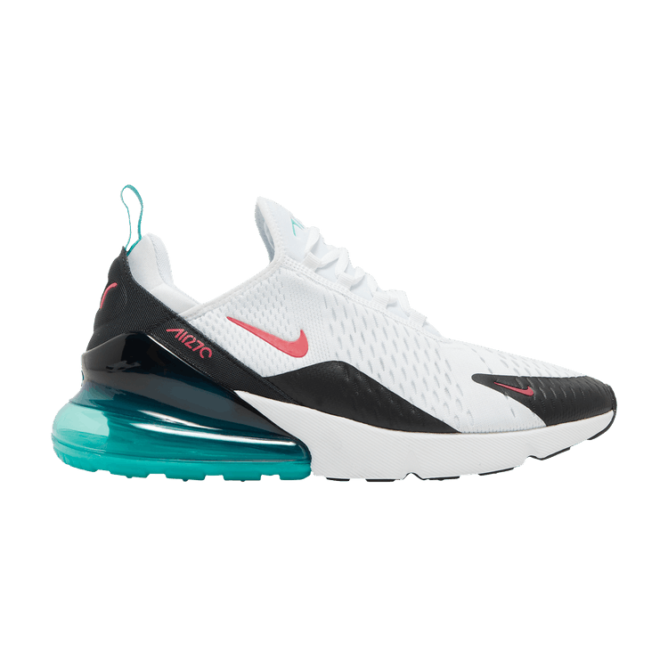 Nike Air Max 270 'South Beach' — White/Rush Pink/Washed Teal/Black