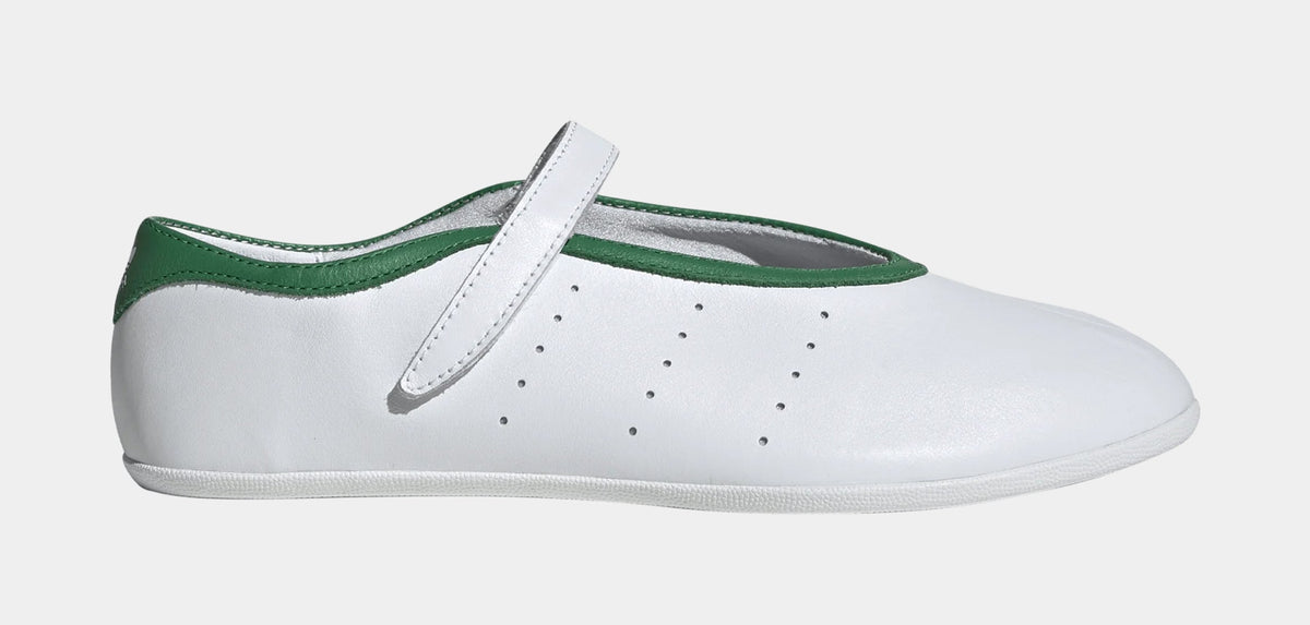 Stan Smith Lo Ballet Womens Lifestyle Shoes (Cloud White/Cloud White/Green)