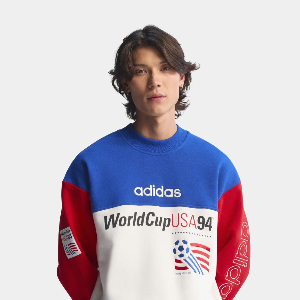 USA 94 Graphic Crew Mens Sweatshirt (Royal Blue/Cloud White)
