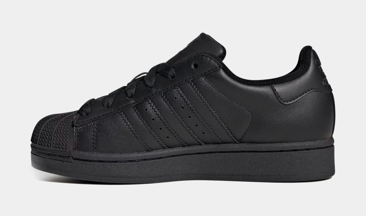 Superstar II Grade School Lifestyle Shoes (Black)