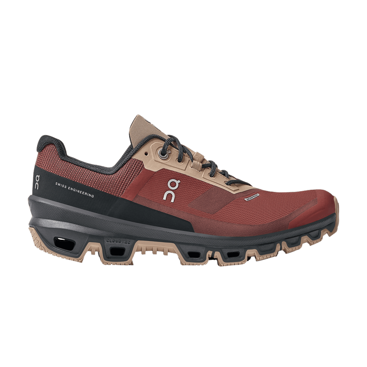 ON Wmns Cloudventure Waterproof 'Ruby Magnet'