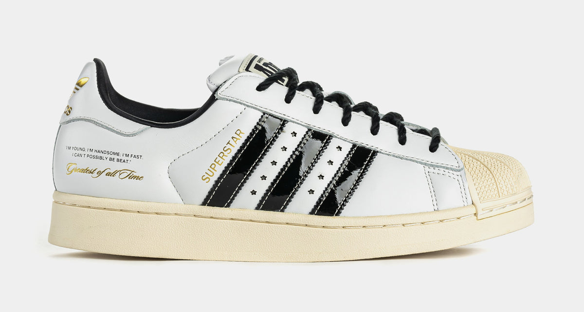 Superstar II x Muhammad Ali Mens Lifestyle Shoes (Footwear White/Core Black/Gold Mat)