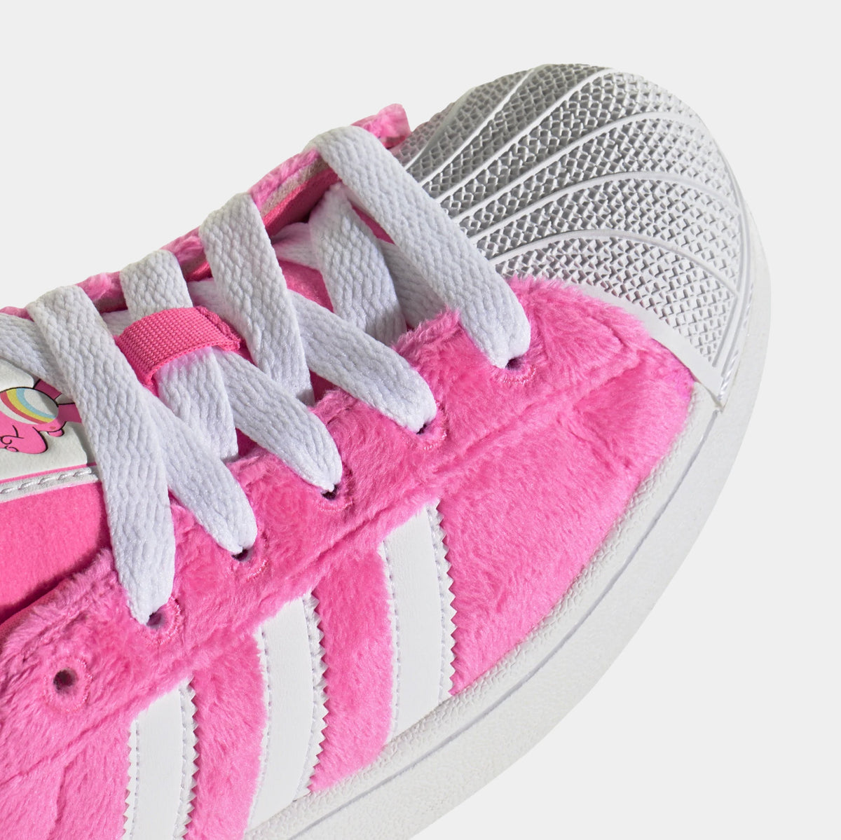 Care Bears Superstar II Grade School Lifestyle Shoes (Lucid Pink/Cloud White/Collegiate Purple)
