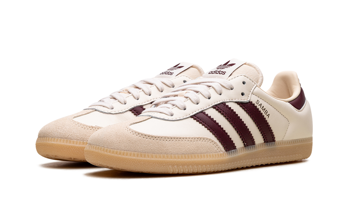 Samba OG "Cream White / Burgundy" JS3830