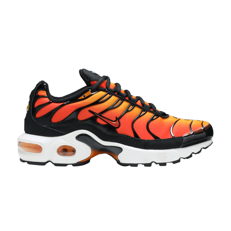 Nike Air Max Plus GS 'Sunset' — Black/Pimento-Bright Ceramic