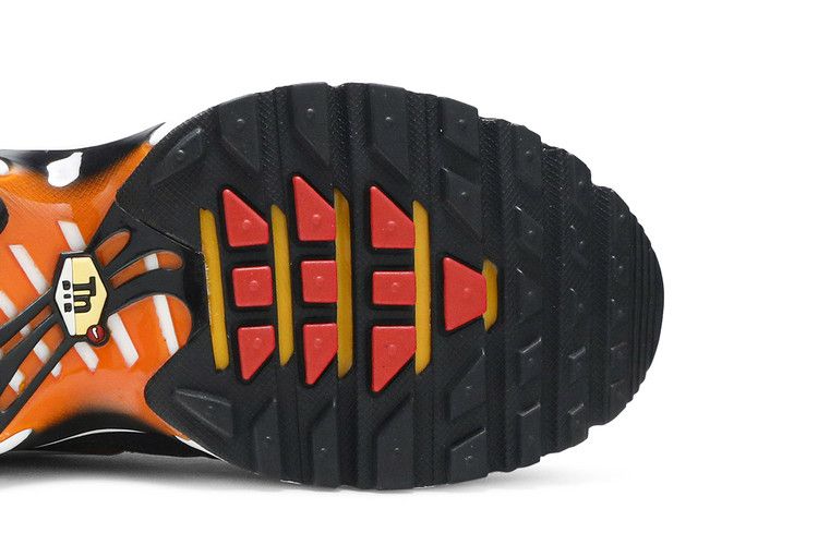 Nike Air Max Plus GS 'Sunset' — Black/Pimento-Bright Ceramic