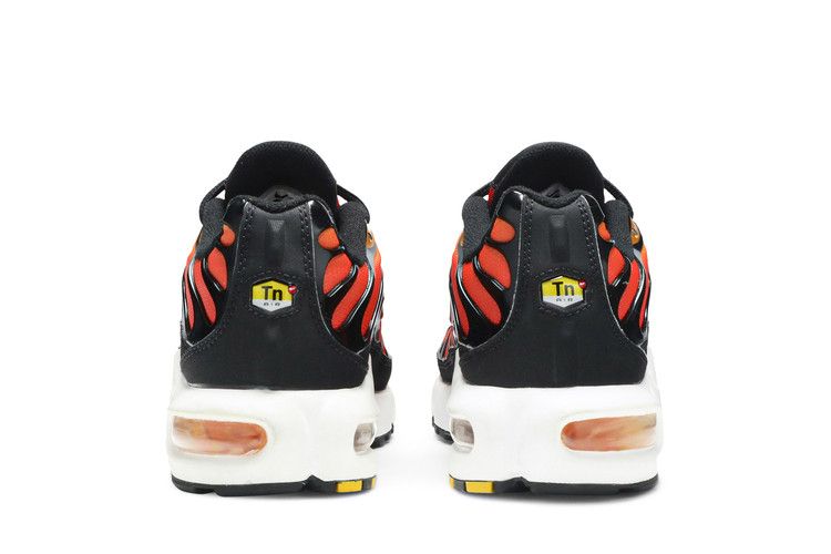 Nike Air Max Plus GS 'Sunset' — Black/Pimento-Bright Ceramic