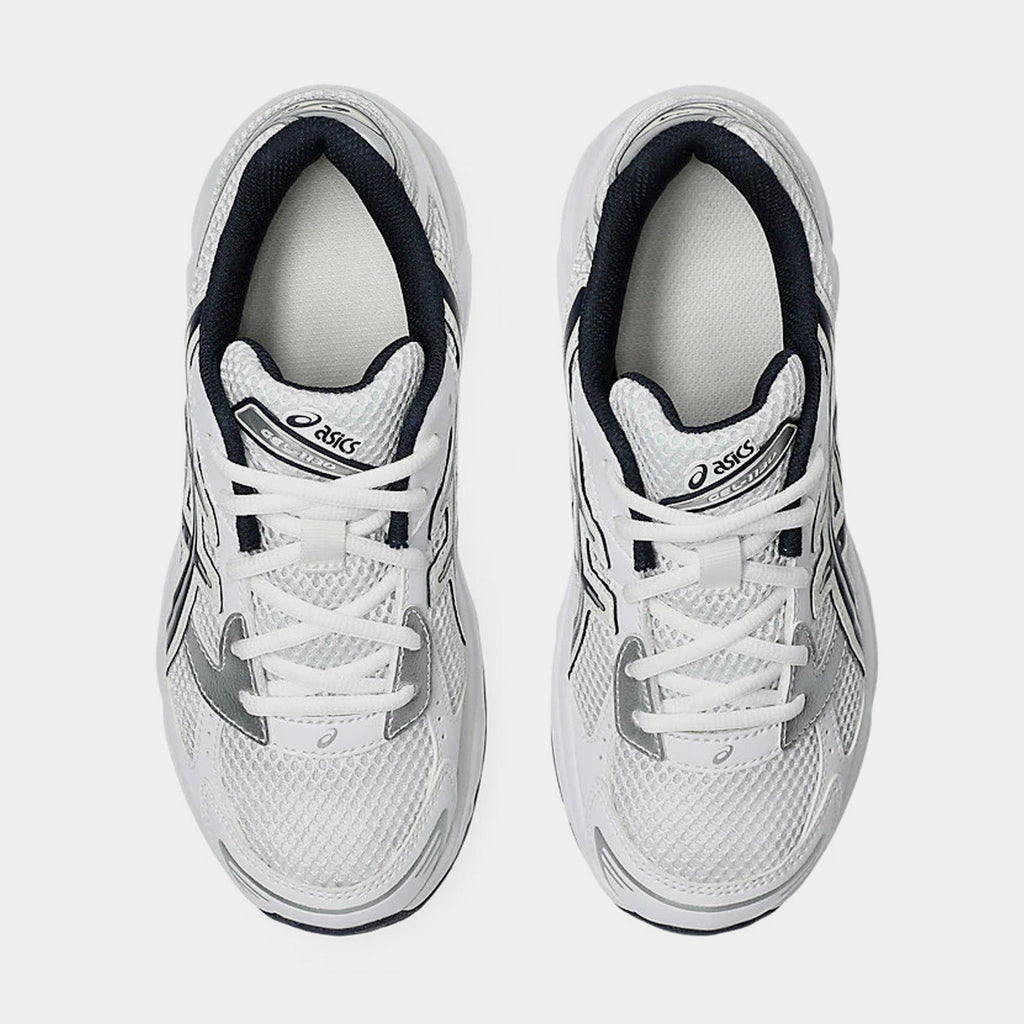 Gel 1130 Grade School Running Shoes (White/Midnight)