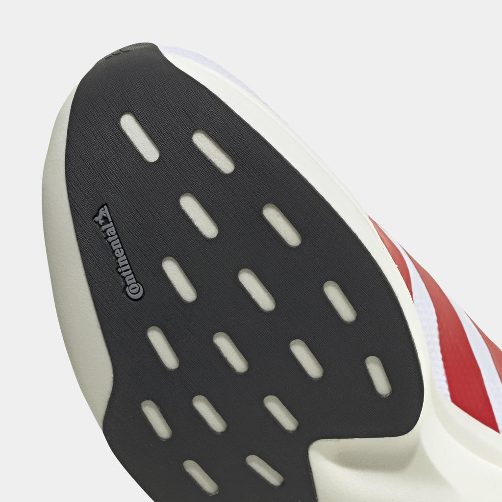Adizero Evo SL Mens Running Shoes (Cloud White/Team Collegiate Red/Core Black)