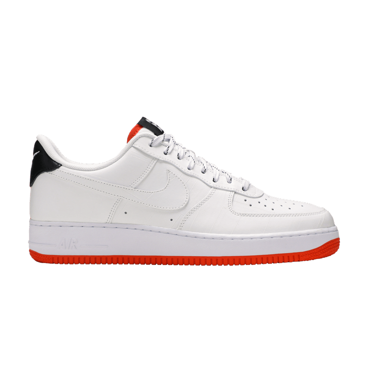 Nike Air Force 1 '07 LV8 'NY vs. NY' — White/Black-Orange Peel