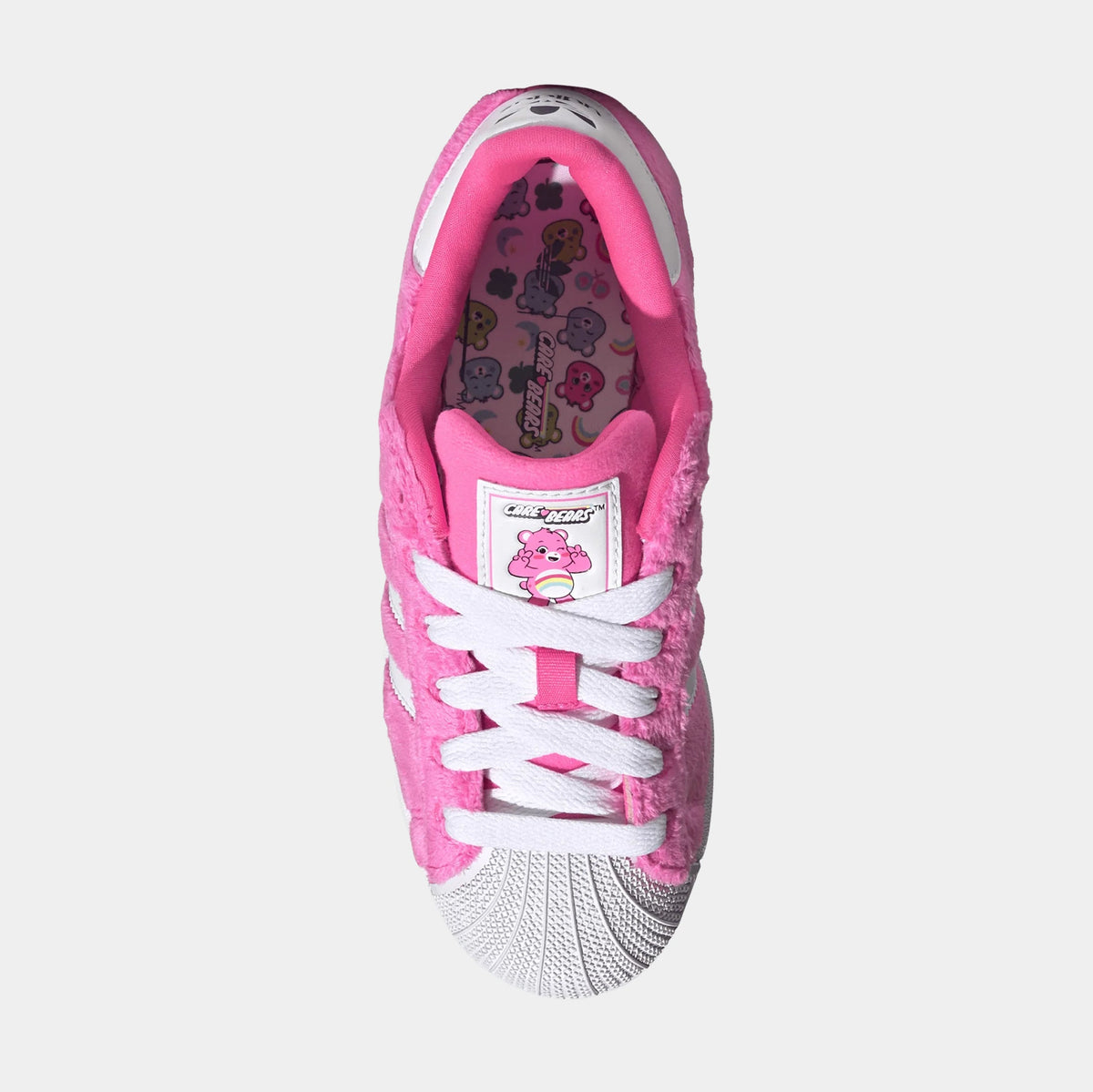 Care Bears Superstar II Grade School Lifestyle Shoes (Lucid Pink/Cloud White/Collegiate Purple)