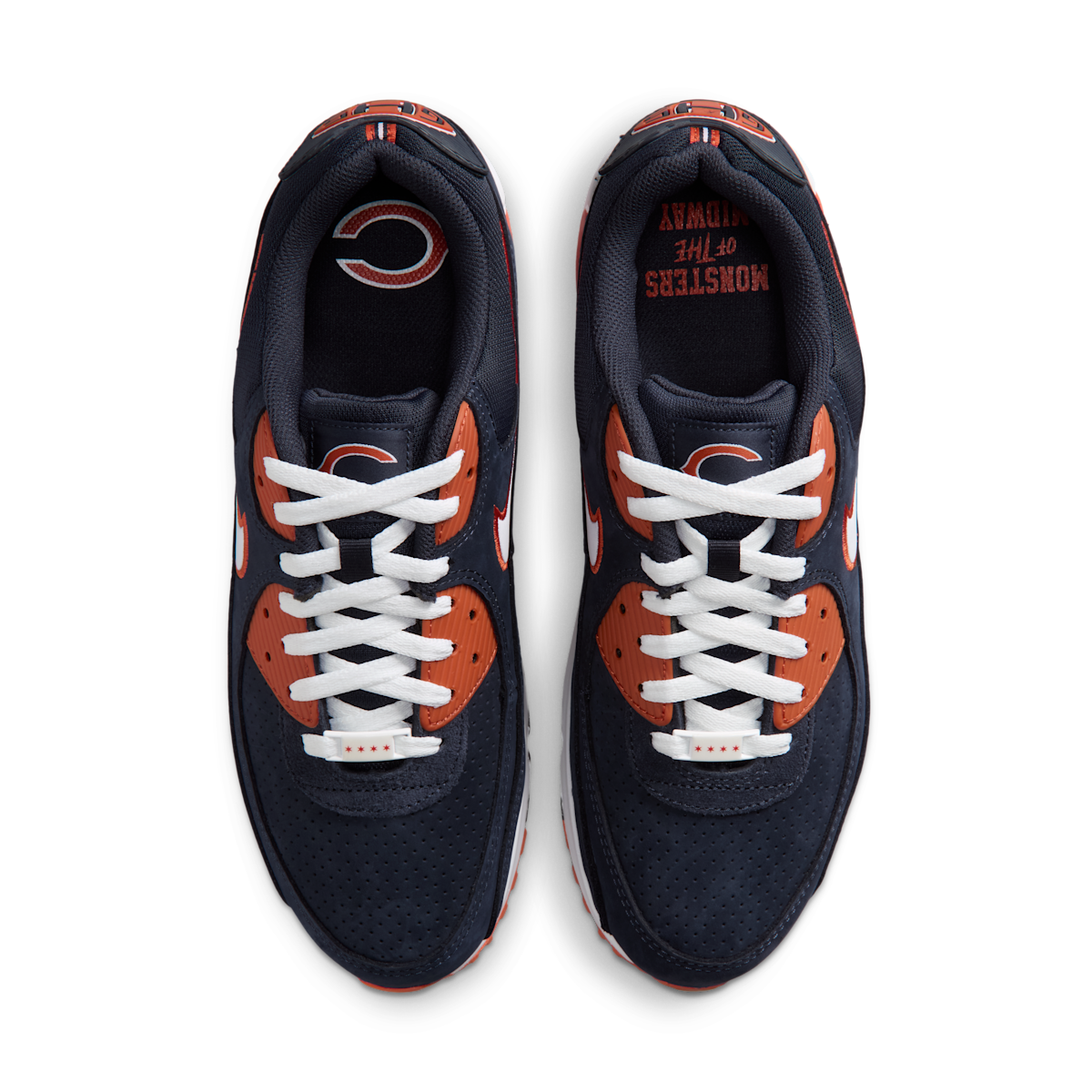 Men's Air Max 90 (Chicago Bears) NFL Shoes