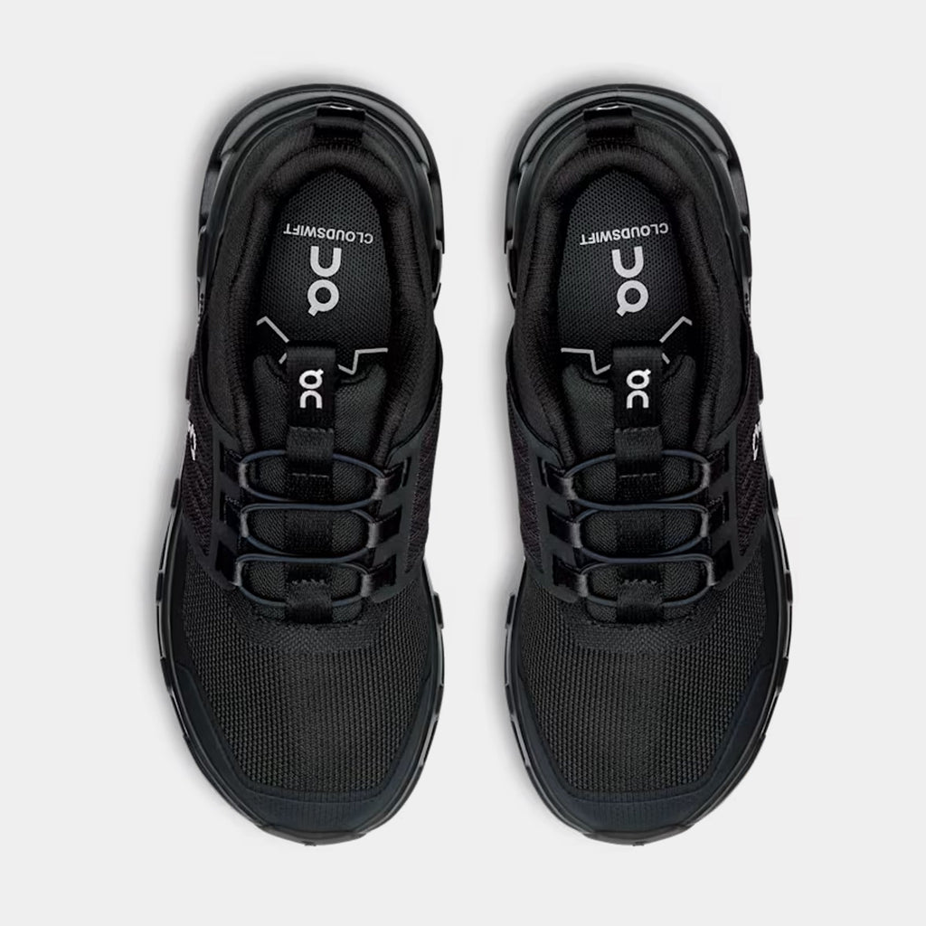 Cloudswift Preschool Running Shoes (All Black)