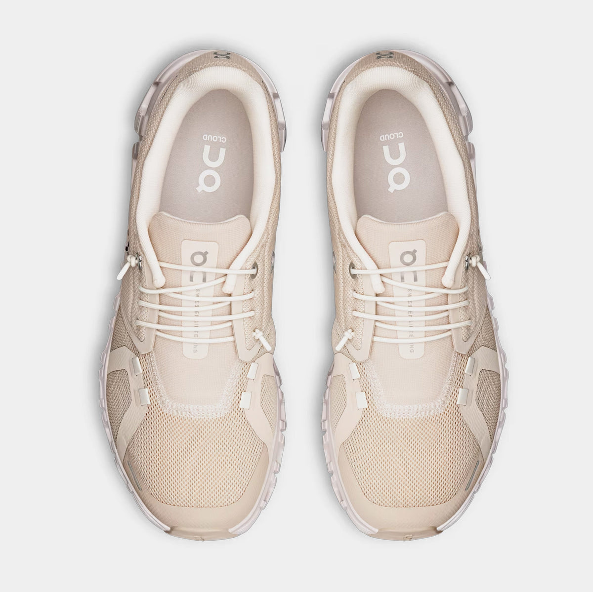 Cloud 6 Womens Running Shoes (Pearl/White/White)