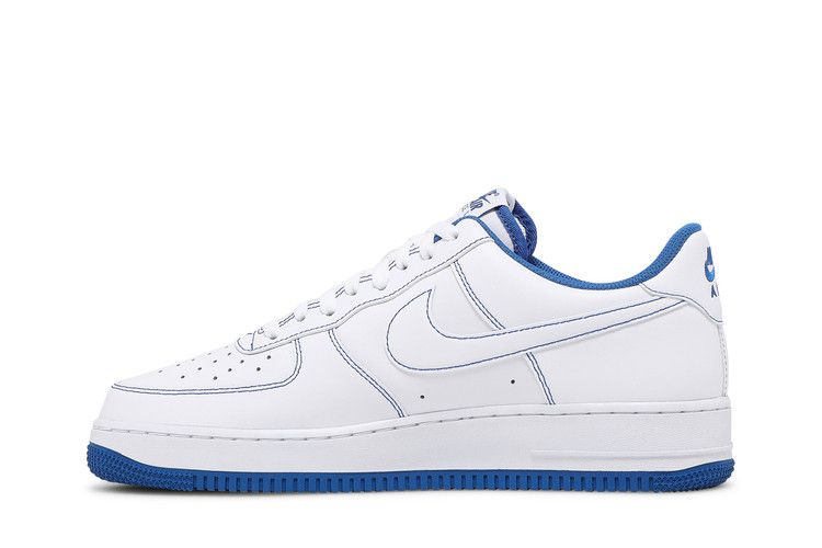 Nike Air Force 1 '07 'Contrast Stitch - White Game Royal'