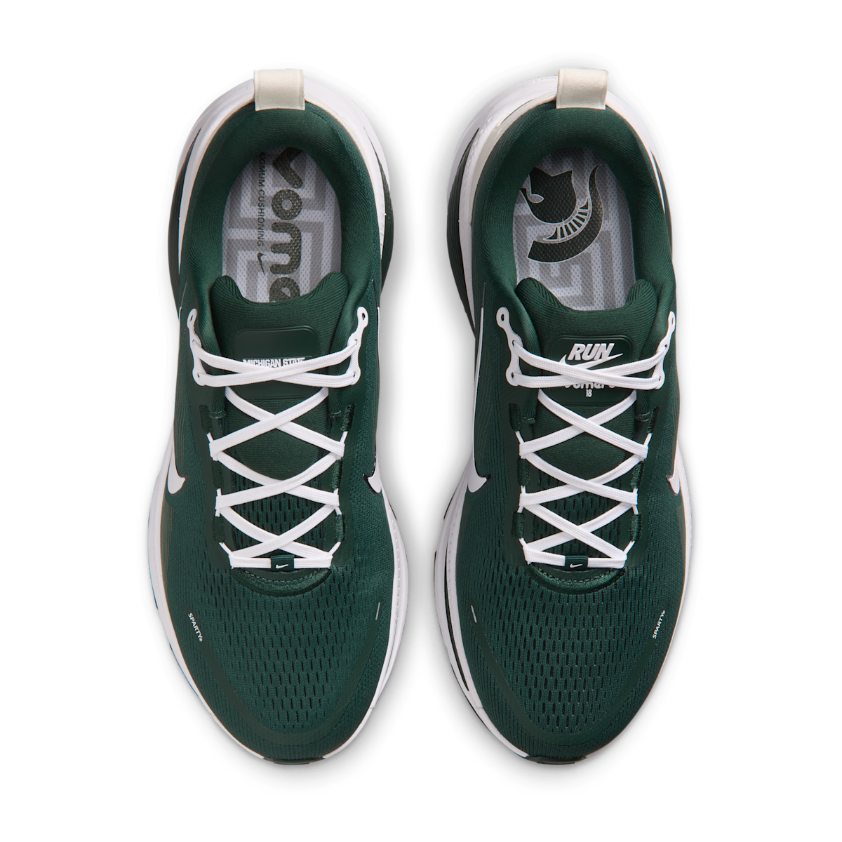 Men's College Vomero 18 (Michigan State) Road Running Shoes