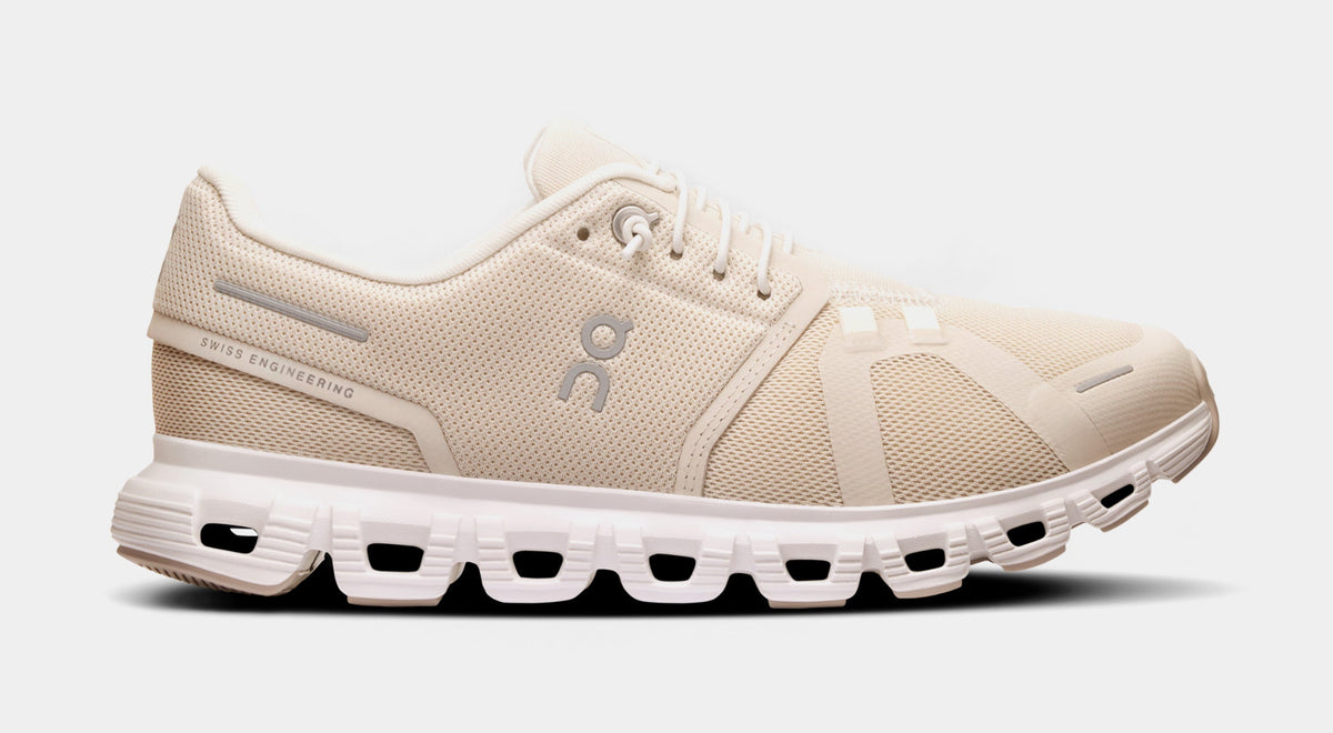 Cloud 6 Womens Running Shoes (Pearl/White/White)