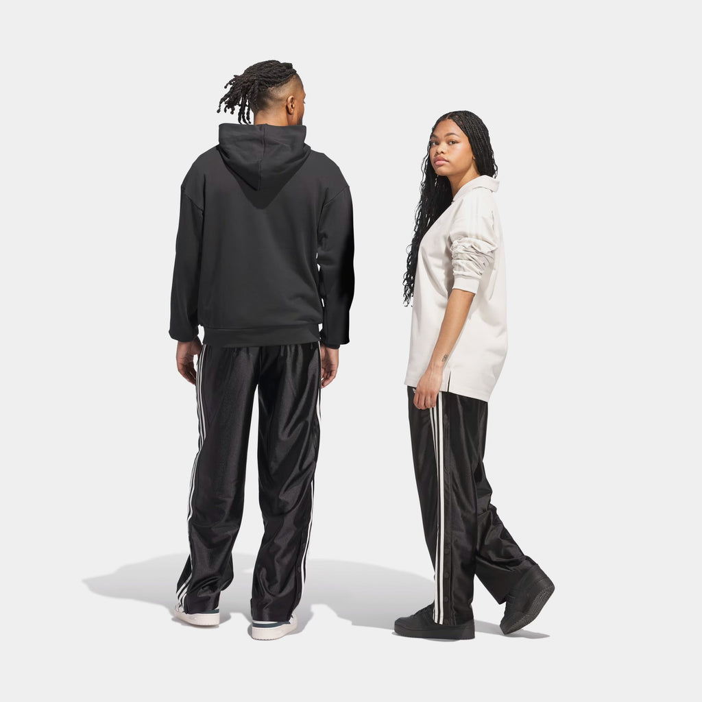 Basketball Tear Away Track Mens Pants (Black/Beige)