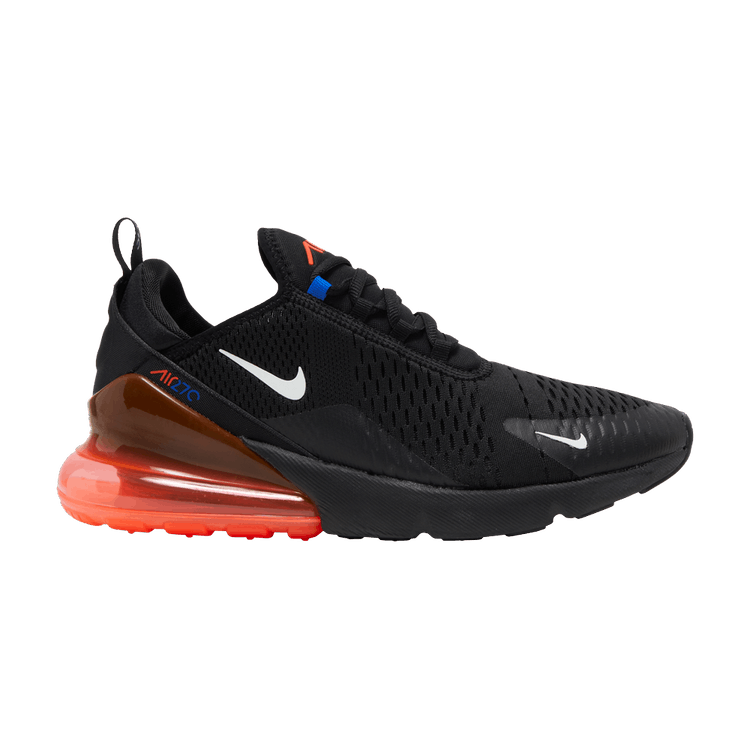 Nike Air Max 270 'Black Bright Crimson' — Black/Bright Crimson/Racer Blue/White