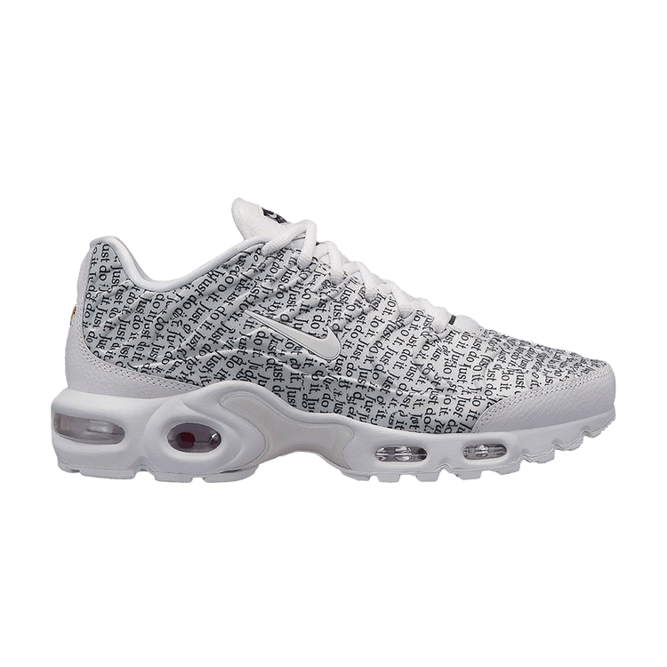 Nike Wmns Air Max Plus 'Just Do It' — White/White-White-Black