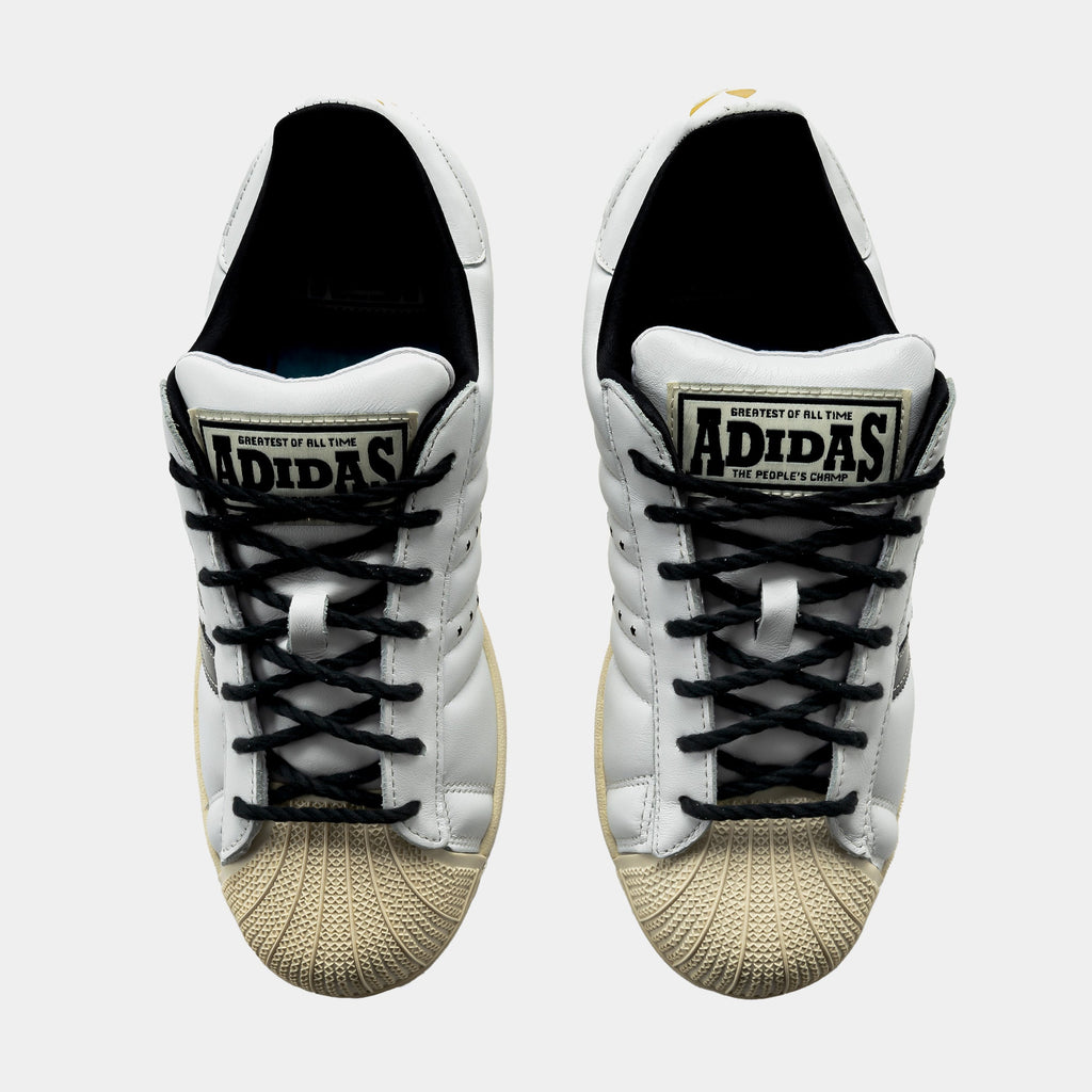 Superstar II x Muhammad Ali Mens Lifestyle Shoes (Footwear White/Core Black/Gold Mat)