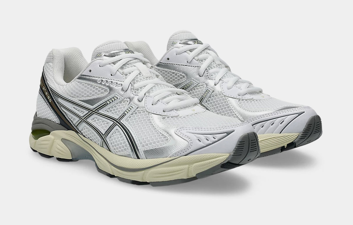 GT 2160 Mens Running Shoes (White/Soft Yellow)