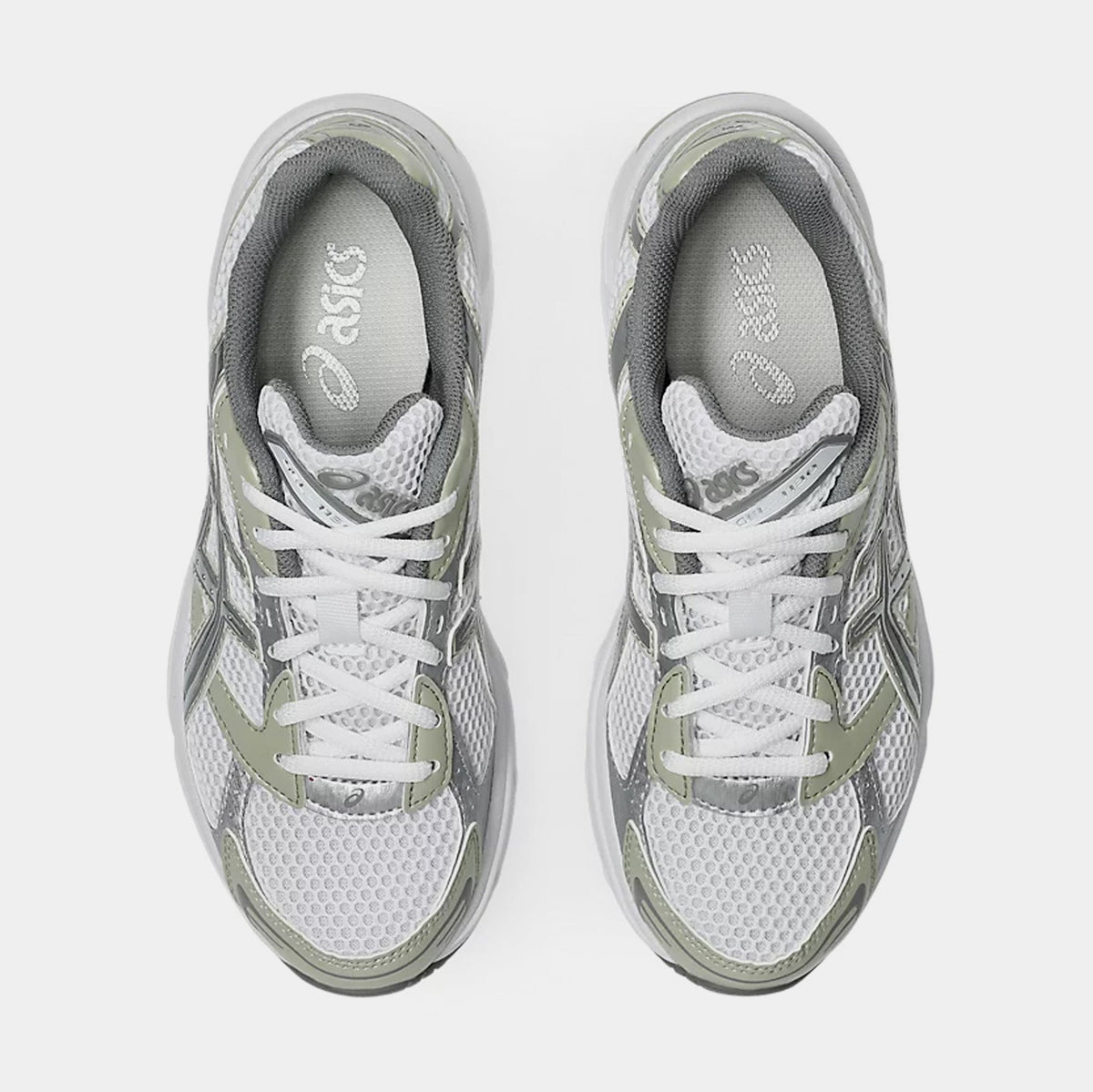 Gel 1130 Womens Running Shoes (White/Dried Leaf Green)