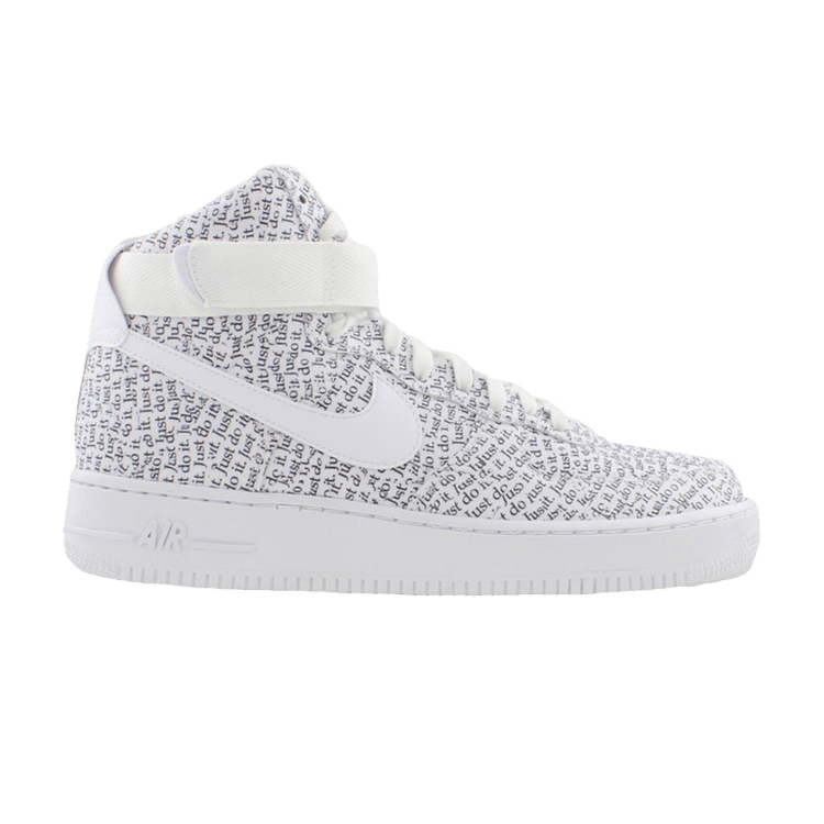 Nike Air Force 1 High '07 LV8 'Just Do It' — White/Black