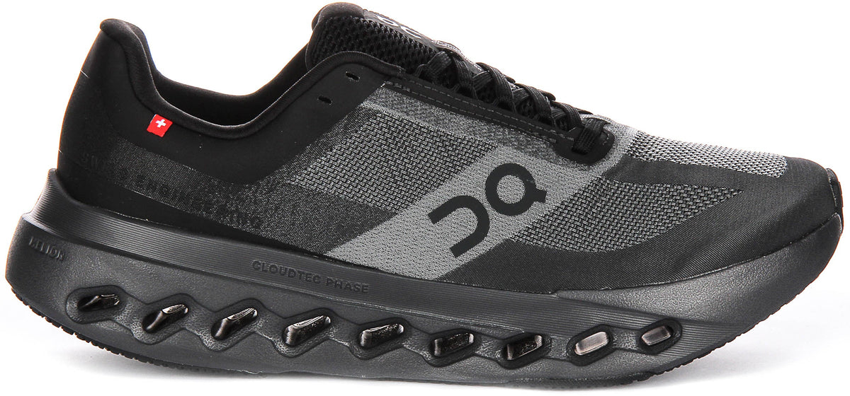 On Running Cloudsurfer Next In Black Grey For Women