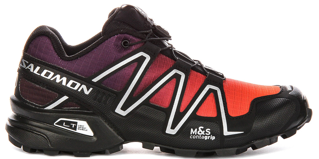Salomon Speedcross 3 In Black Orange Sneakers