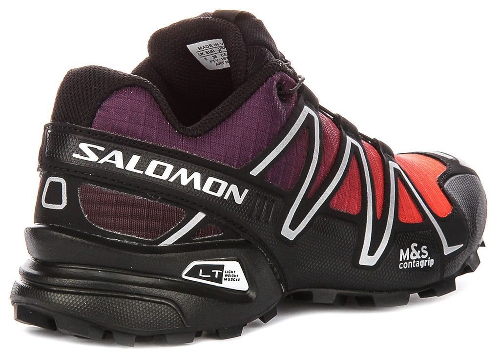 Salomon Speedcross 3 In Black Orange Sneakers