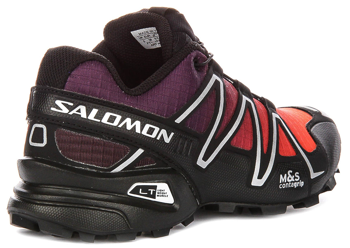 Salomon Speedcross 3 In Black Orange Sneakers
