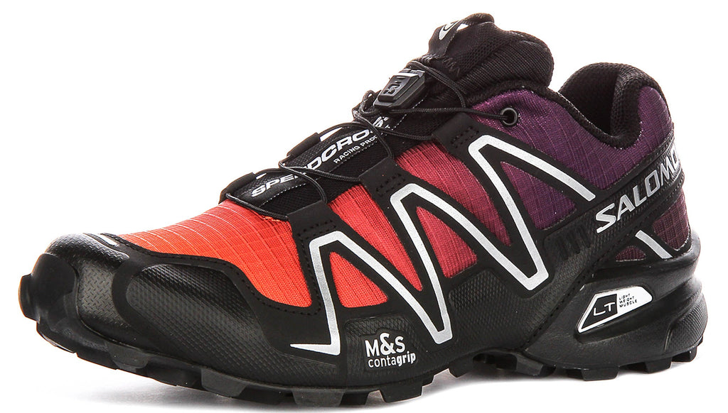 Salomon Speedcross 3 In Black Orange Sneakers