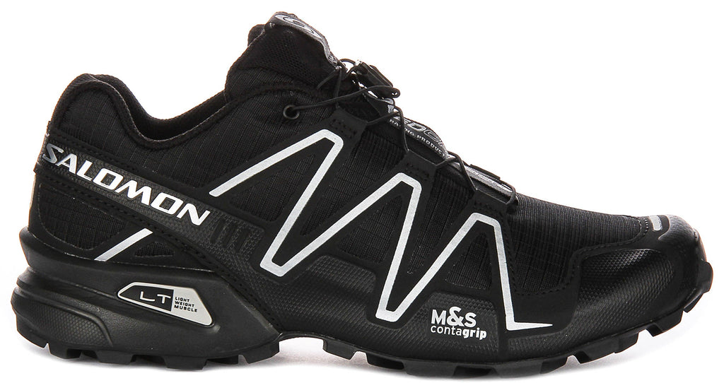 Salomon Speedcross 3 In Black Silver