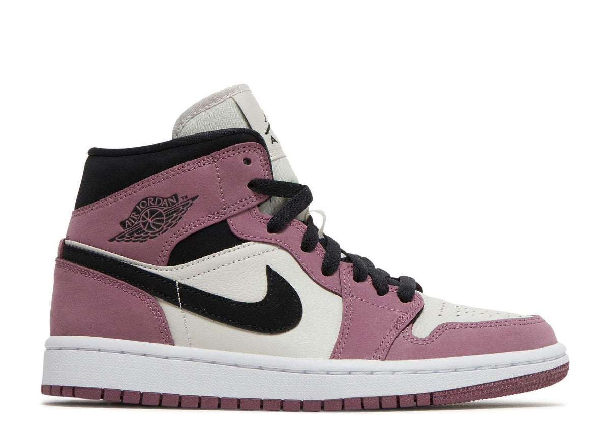 Air Jordan 1 Mid SE ‘Berry Pink’ Revered Footwear Sneakers - All-Day Comfort