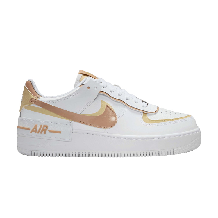 Nike Wmns Air Force 1 Shadow 'White Team Gold Hemp'