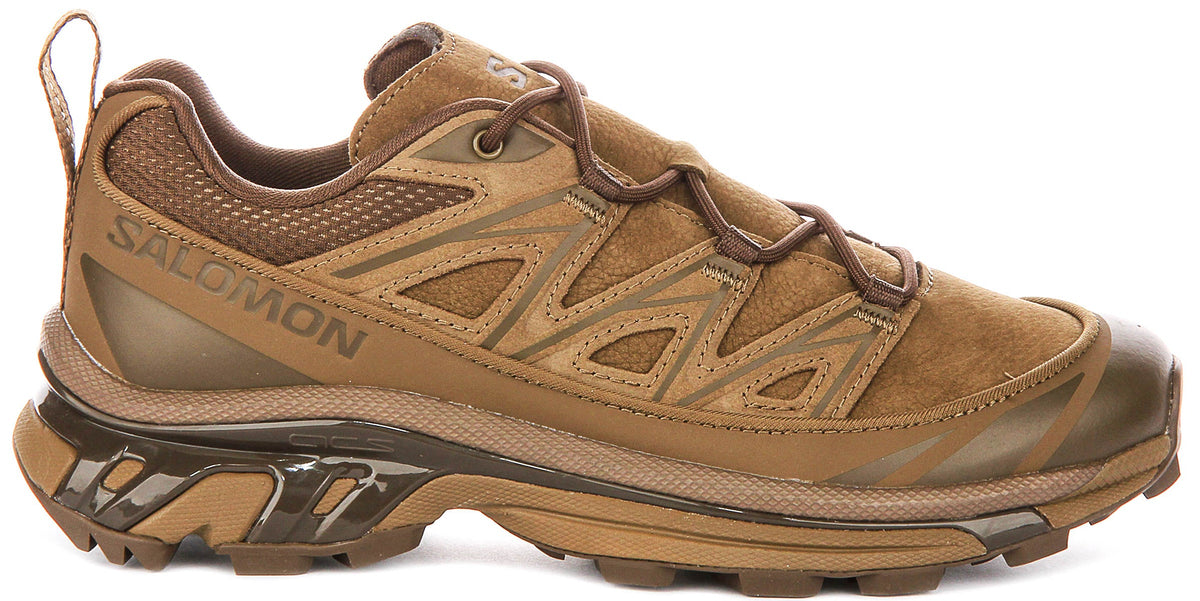 Salomon XT-6 Leather In Tan Brown