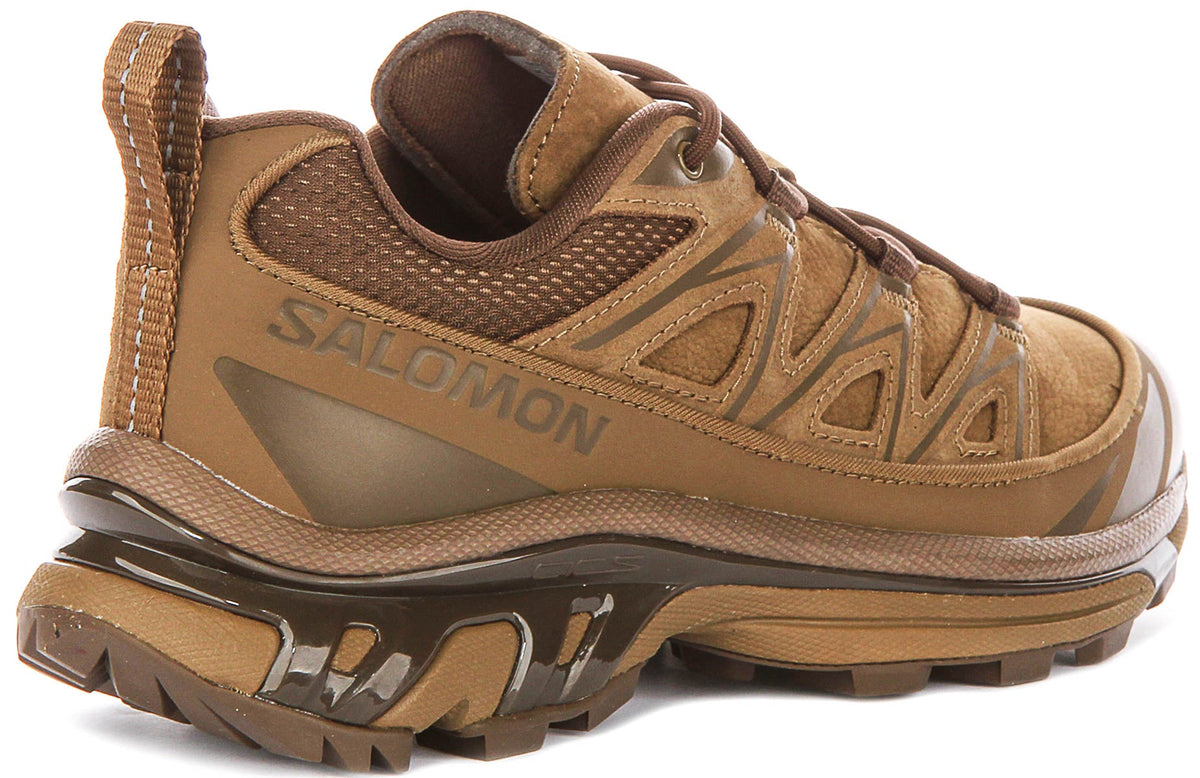 Salomon XT-6 Leather In Tan Brown