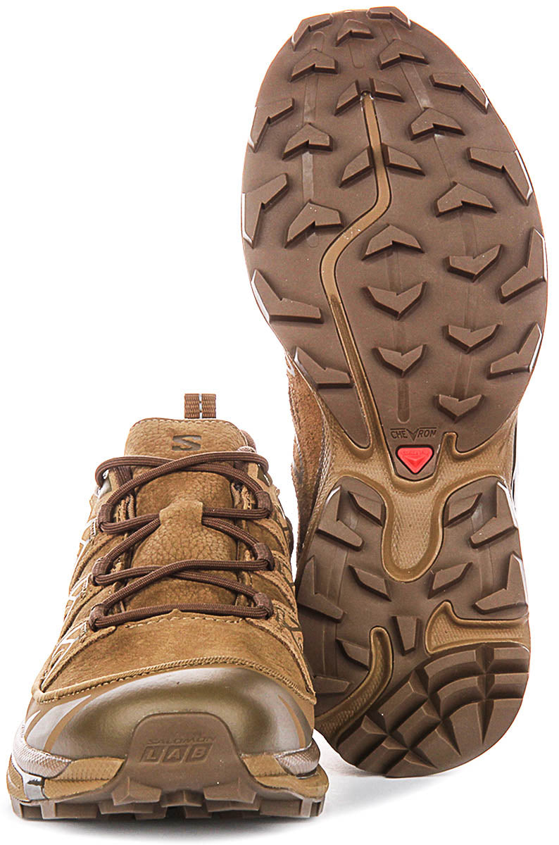 Salomon XT-6 Leather In Tan Brown