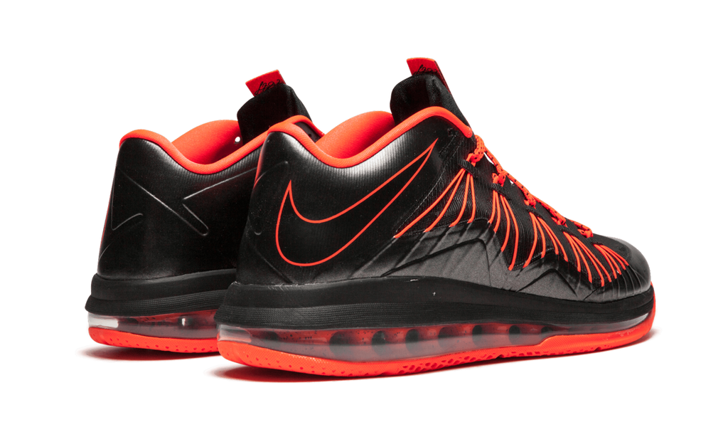LeBron X Low "Black Total Crimson" 579765 001