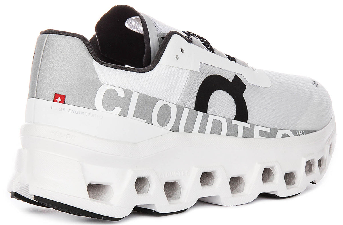 On Running Cloudmonster In White Black For Men