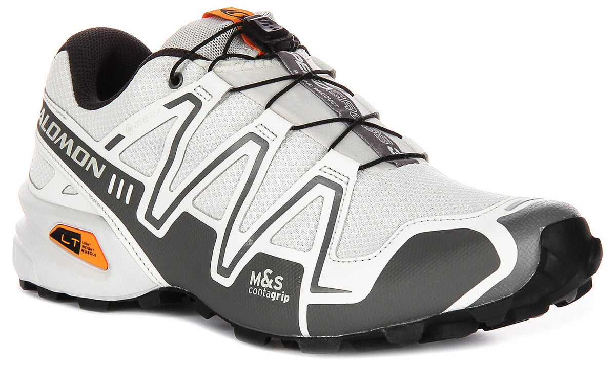 Salomon Speedcross 3 Goretex In White Grey