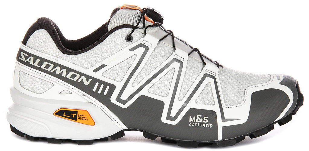 Salomon Speedcross 3 Goretex In White Grey