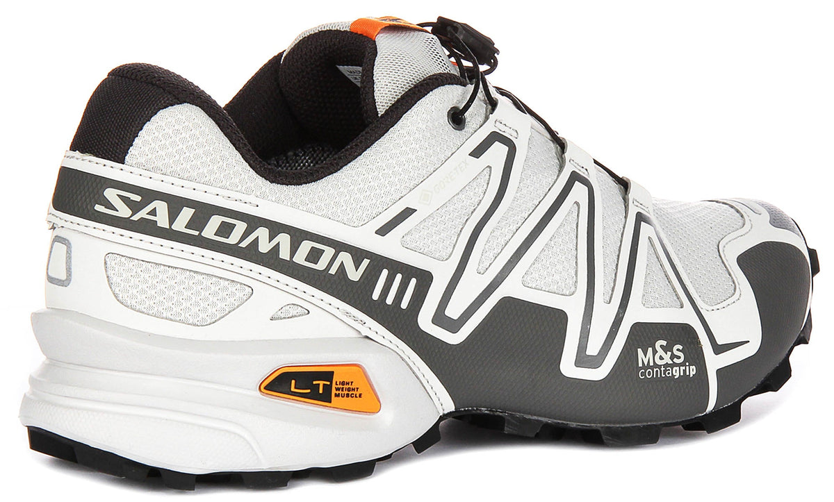 Salomon Speedcross 3 Goretex In White Grey