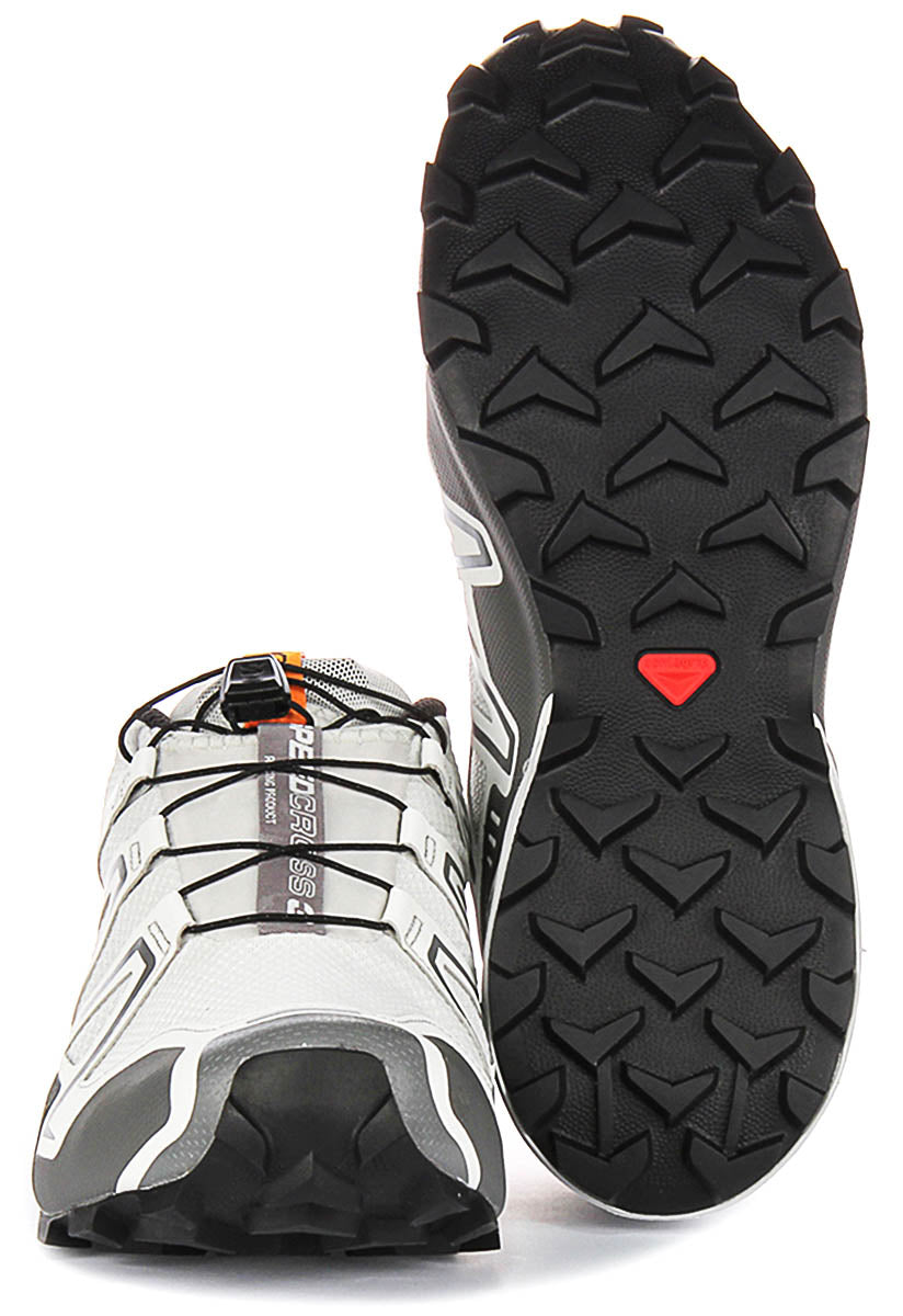 Salomon Speedcross 3 Goretex In White Grey