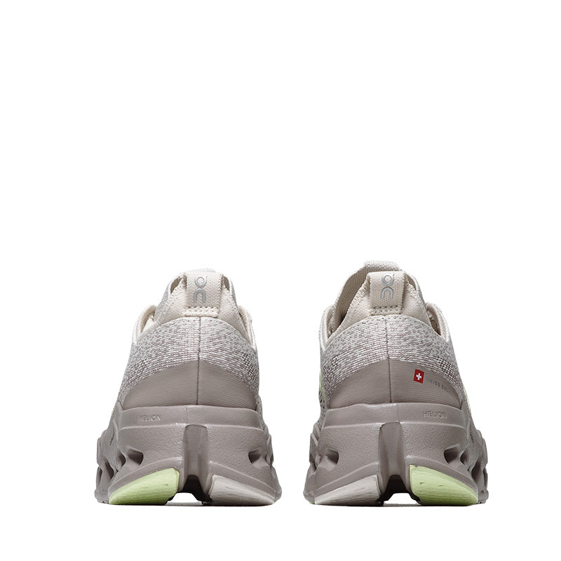 Women's On Cloudsurfer Max - Pelican/Limelight