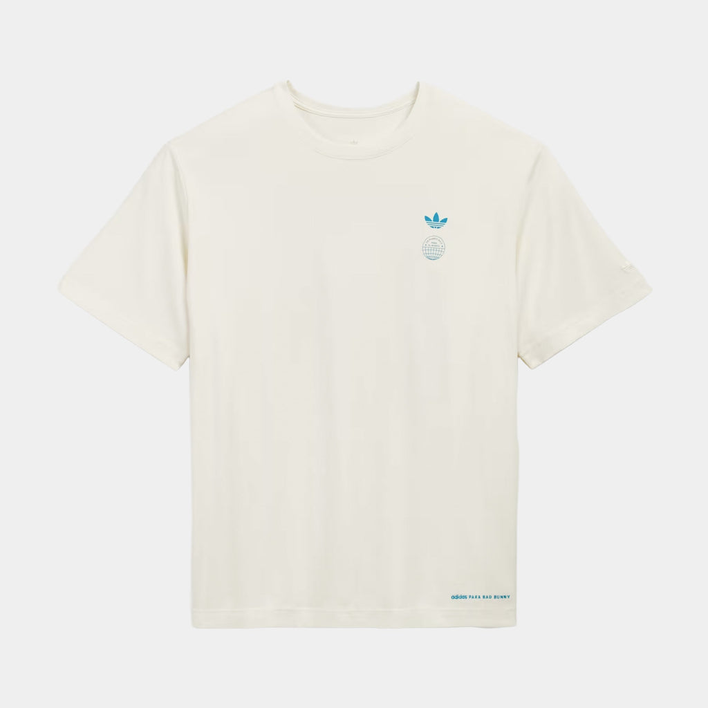 DTMF Bad Bunny Londres Heavyweight Merch Mens Short Sleeve Shirt (Cream White)