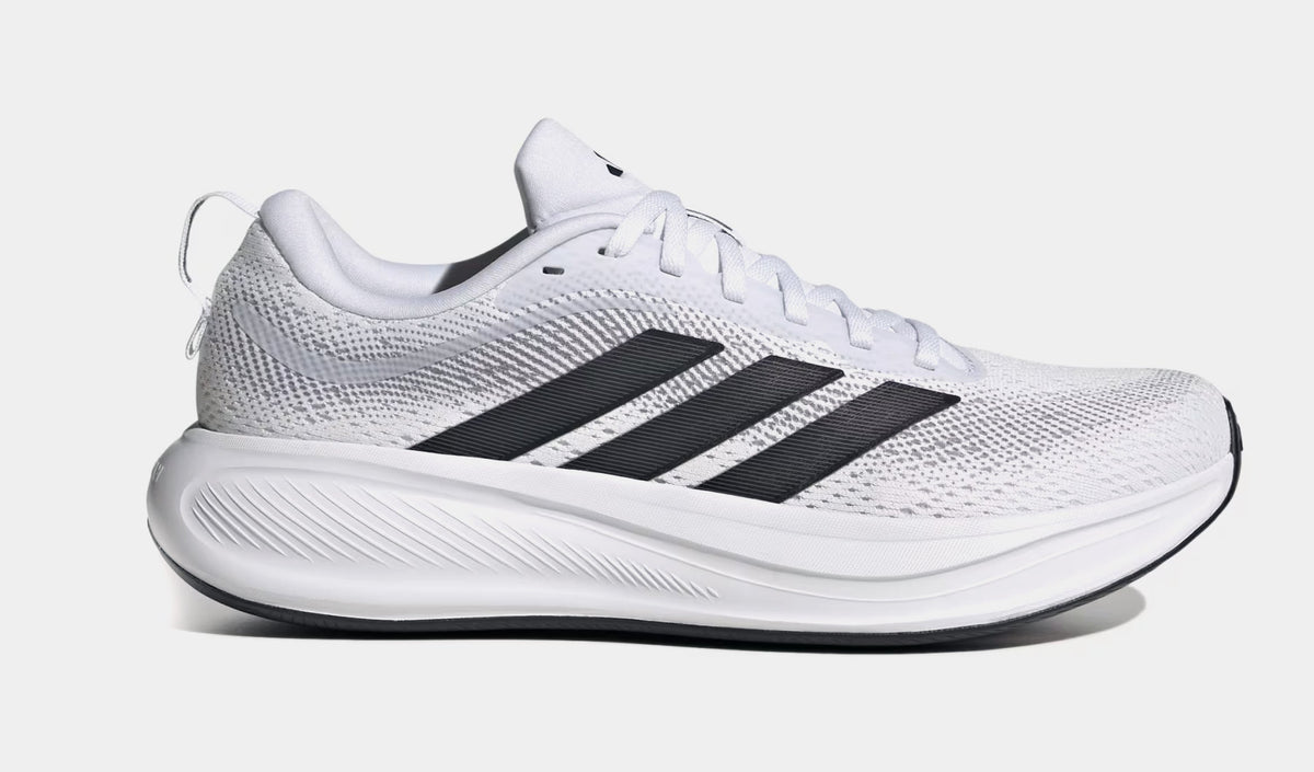 Response Pace Mens Running Shoes (Cloud White/Core Black/Grey Three)