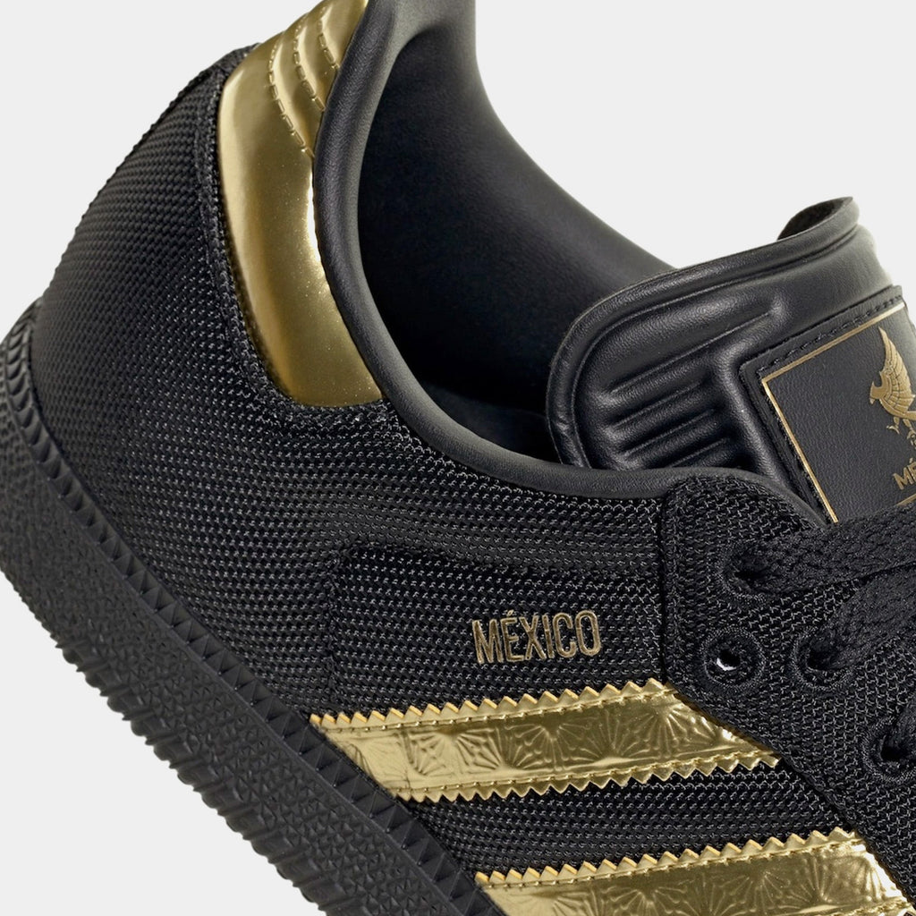 Samba OG Mexico Mens Lifestyle Shoes (Core Black/Medtallic Gold)