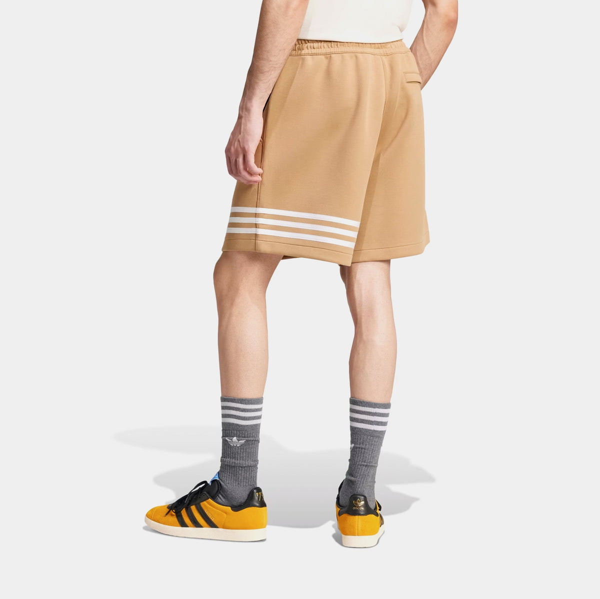 Neuclassics 3 Stripes Mens Shorts (Cardboard Brown)
